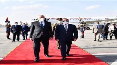 تفاصيل اليوم الأول لزيارة رئيس تونس للقاهرة | فيديو وصور