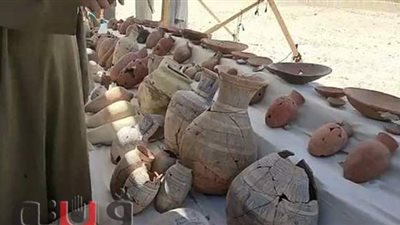 أول صور لمقتنيات المدينة المفقودة بالأقصر