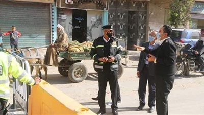 متابعة بدائل التحويلات المرورية لغلق شارع الجلاء بملوي