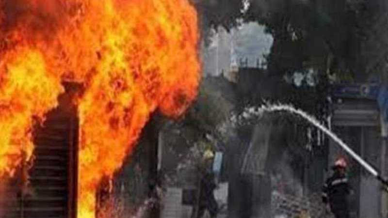 حريق شقة في إمبابة