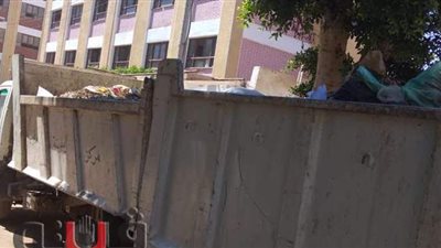 رفع 7 أطنان مخلفات وقمامة في الأقصر