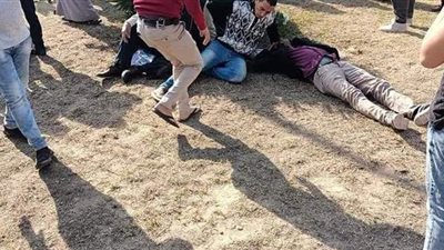 إصابة 17 شخصا فى انقلاب أتوبيس بالعاشر من رمضان