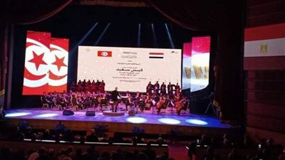 الرئيس التونسي يصل دار الأوبرا لحضور احتفالية «مصرية تونسية»