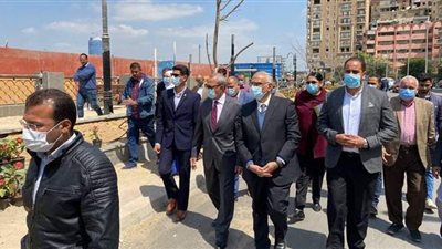 رئيس التنسيق الحضاري ومحافظ القليوبية يتفقدان أعمال تطوير كورنيش بنها