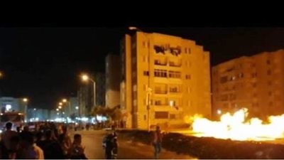 مصدر أمني: لا خسائر بشرية في حريق خط غاز بأكتوبر