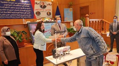 تسليم 3307 بوالص تأمين ضد الحوادث للعمالة غير المنتظمة بدمياط