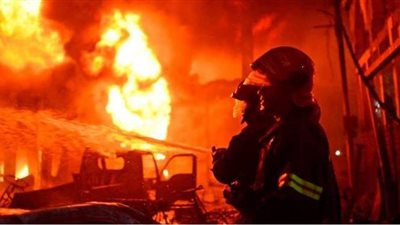 إخماد حريق في 3 أفدنة قصب بقنا