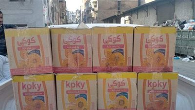 ضبط مخزن مواد غذائية مجهولة المصدر في الإسكندرية