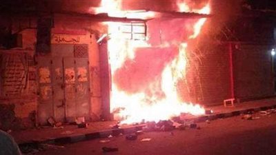 المعاينة الأولية: ماس كهربائي وراء حريق محل مأكولات شهير في أحمد حلمي