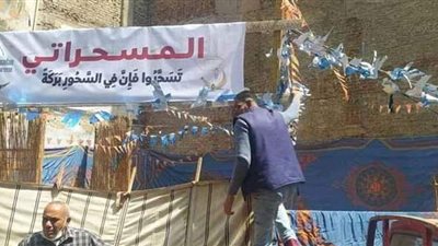 الشرقية تزيل خيمة مسحراتي في بلبيس وتهدم فرن كنافة بلدي | صور