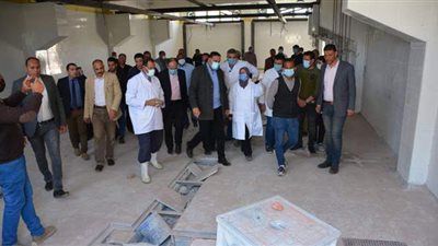 محافظ الدقهلية يتفقد أعمال تطوير مجزر المنصورة