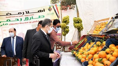 محافظ الغربية يفتتح معرض أهلا رمضان ببسيون | صور