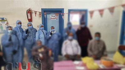 فيها حاجة حلوة.. بهجة رمضان واحتفالات مع مصابي «كورونا» بمستشفى السنطة المركزي | صور