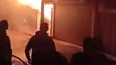 إصابة 4 أشخاص في حادث سير وحريق يلتهم مقهى بالمنيا