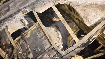 أتوبيس الجحيم.. ٢٠ صورة ترصد بشاعة حادث أسيوط الصحراوي وتفحم ركابه