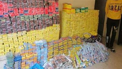 مصادرة 497 ألف قطعة ألعاب نارية فى الإسكندرية