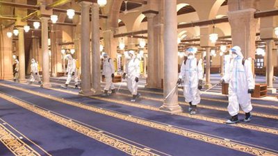 القوات المسلحة: تطهير وتعقيم عدد من المساجد الكبرى خلال رمضان
