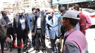 جولة تفقدية لمحافظ الشرقية بشوارع بلبيس