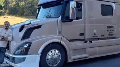 بطل مصر في كاليفورنيا: الشرطة الأمريكية وعدتني بالحصول على تأمين كامل للشاحنة