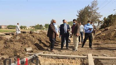 سكرتير عام المنوفية يتفقد مشروعات حياة كريمة | صور