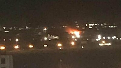 لحظة استهداف مطار أربيل في العراق بالصواريخ | فيديو