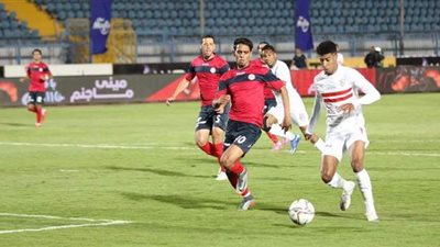 محمود علاء يتقدم بالهدف الثاني للزمالك في مرمى حرس الحدود