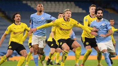 مان سيتي يتفوق على دورتموند ويتأهل لنصف نهائي دوري الأبطال