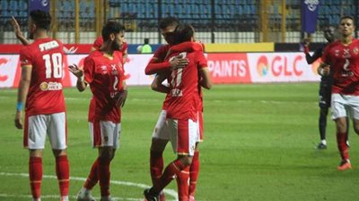 بواليا يسجل الهدف الثاني للأهلي في شباك النصر