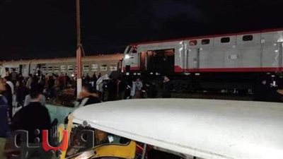 أسماء مصابي حادث قطار منيا القمح بالشرقية