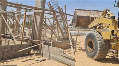 جهاز مدينة سنفكس الجديدة يشن حملة مكبرة لإزالة التعديات