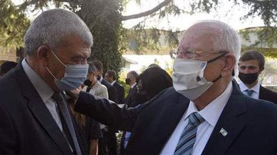 الرئيس الصهيوني يستقبل الأطقم الدبلوماسية في إسرائيل