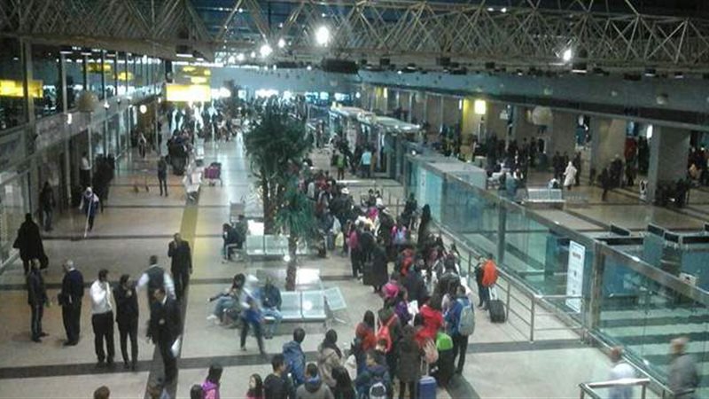 المسافرون بمطار القاهرة