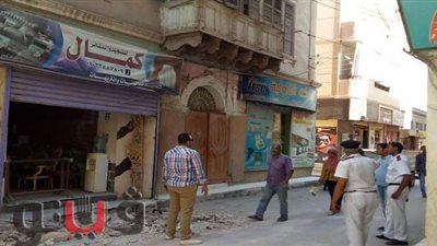 مصرع عامل سقط من أعلي سقالة خشبية بطنطا