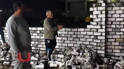 هدم ٣ منازل مخالفة في حملة ليلية بالإسماعيلية | صور