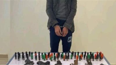 ضبط عنصر إجرامي بحوزته 7 قطع أسلحة نارية وذخائر بالإسكندرية