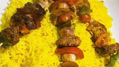 طريقة عمل الشيش طاووق بالأرز البسمتي | فيديو