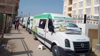 ٣ قوافل طبية وسكانية بمركزى أبو حمص وكفر الدوار بالبحيرة