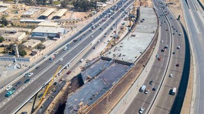 وزير النقل: كوبرى المنيب 8 حارات بعد التطوير