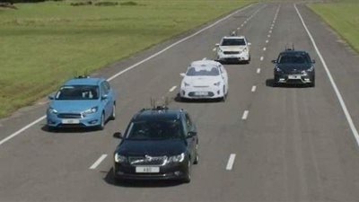 سيارات مزيفة تستخدم في اختبارات أنظمة السلامة | فيديو