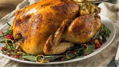 طريقة عمل الديك الرومى فى الفرن