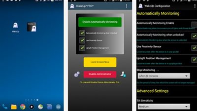 افتح شاشة هاتفك بمجرد لمسه وتحريكه مع 