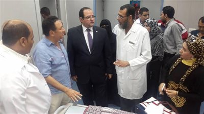 رئيس الرقابة الإدارية بكفر الشيخ يتفقد مستشفيات المحافظة