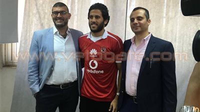 أول صورة لمروان محسن بـ«تي شيرت» الأهلي