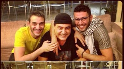 أصدقاء عاصي الحلاني يطمئنون عليه بعد خروجه من المستشفى