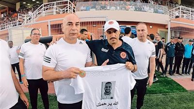 حسام وإبراهيم حسن يقدمان واجب العزاء في لاعب نهضة بركان