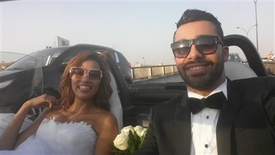 أول صور من زفاف المطربة «سمية»