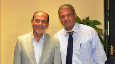 وزير الرياضة يستقبل رئيس سبورتنج لدعم البطولة العربية للسلة