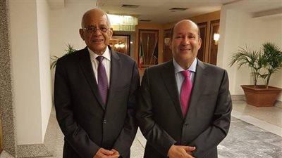 تفاصيل لقاء عبد العال ونظيره الإيطالى في روما