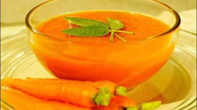 شوربة الجزر بالبرتقال لصحة طفلك بعد الفطام