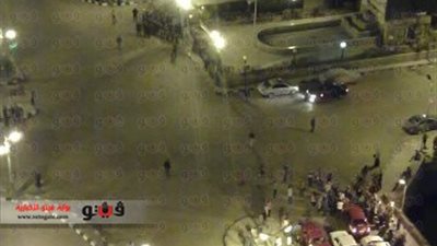 المتظاهرون يقطعون الطريق العام بالشرقية لإطلاق سراح زملائهم